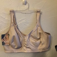 NWT Playtex 18 Hour Cool  Breathable Wireless T-Shirt Bra SZ 44C Beige