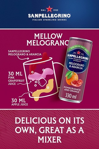 San Pellegrino Italian Tastefully Light Sparkling ,Drink 12 x 330ml Can - Picture 6 of 7