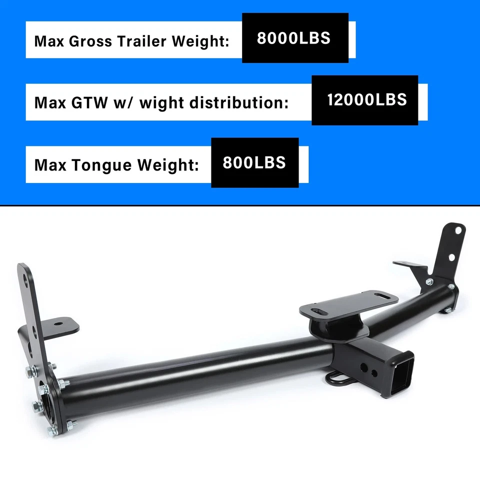 Trailer Hitch For Chevy Equinox 05-17 For GMC Terrain 10-17 Class 3 2" Receiver Foto 4 de 4