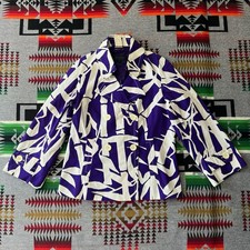 Escada Sport Blazer Womens 40 Purple Floral P...