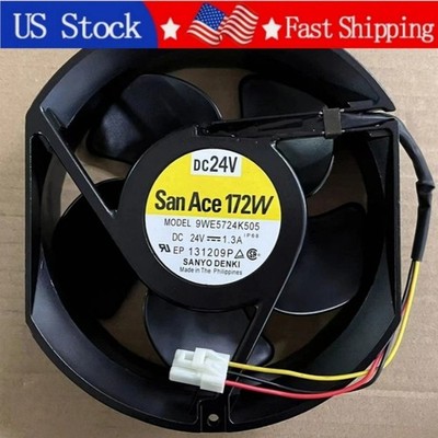 1PCS New SANYO 9WE5724K505 DC24V 1.3A Inverter Cooling Fan 9WE5724K505