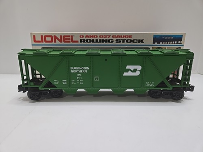 #ad Vintage Lionel 6 6101 Burlington Northern Covered Hopper O amp; O 27 Gauge Green $23.99