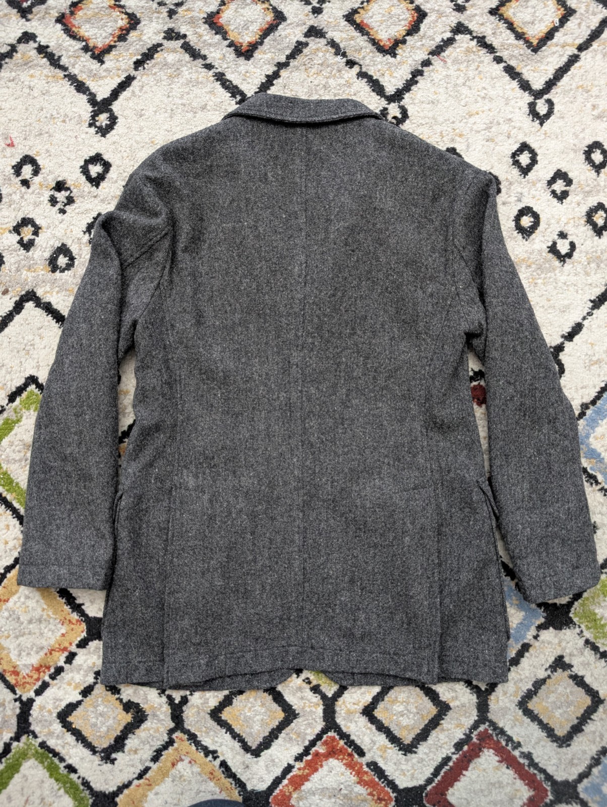 Engineered Garments Baker Jacket, Gray Wool, XS/X… - image 9