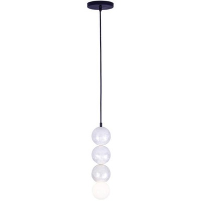 Kalco Lighting 522011MB Pearls Pendant Matte Black