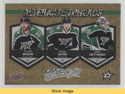 2023 MVP Alternate Threads Gold Tyler Seguin Ryan Suter Jake Oettinger READ 0u20