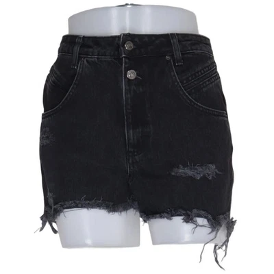 Topshop, Jeans Shorts, Größe: 28/30, model: mom, Schwarz #Ct8 - Bild 1 von 4