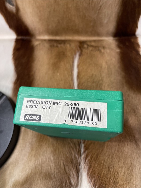 Rcbs Precision Mic .22-250 Dies