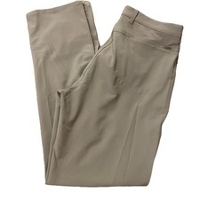 Greg Norman Men's Luxury Microfiber Ultimate 5-Pocket Pants,Stretch,Green, 34x32