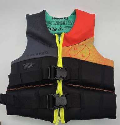 HYPERLITE YOUTH US Coast Guard Approved Life Jacket  55 to 88 lbs NEW CONDITION 