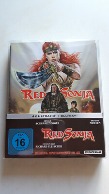 Red Sonja  -  Steelbook  -  4K UHD Blu-ray  &  mit Grossen Poster - Neu in OVP