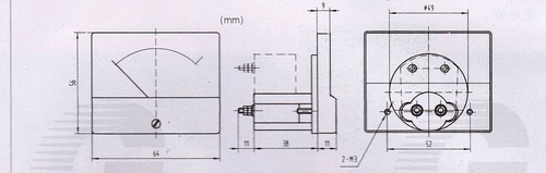 Current Meter 0-30A DC Analog Ammeter Panel uA mA Amp Ampere Gauge Tester Meter - Picture 3 of 28