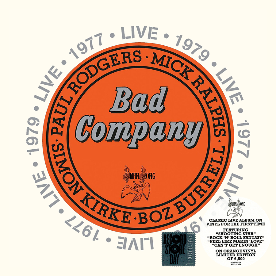 ワールドワイド2LP Bad Company Live 1979 RCV1671073 Swan Song /00660 Bad Company ~ Live 1979 ~ 12