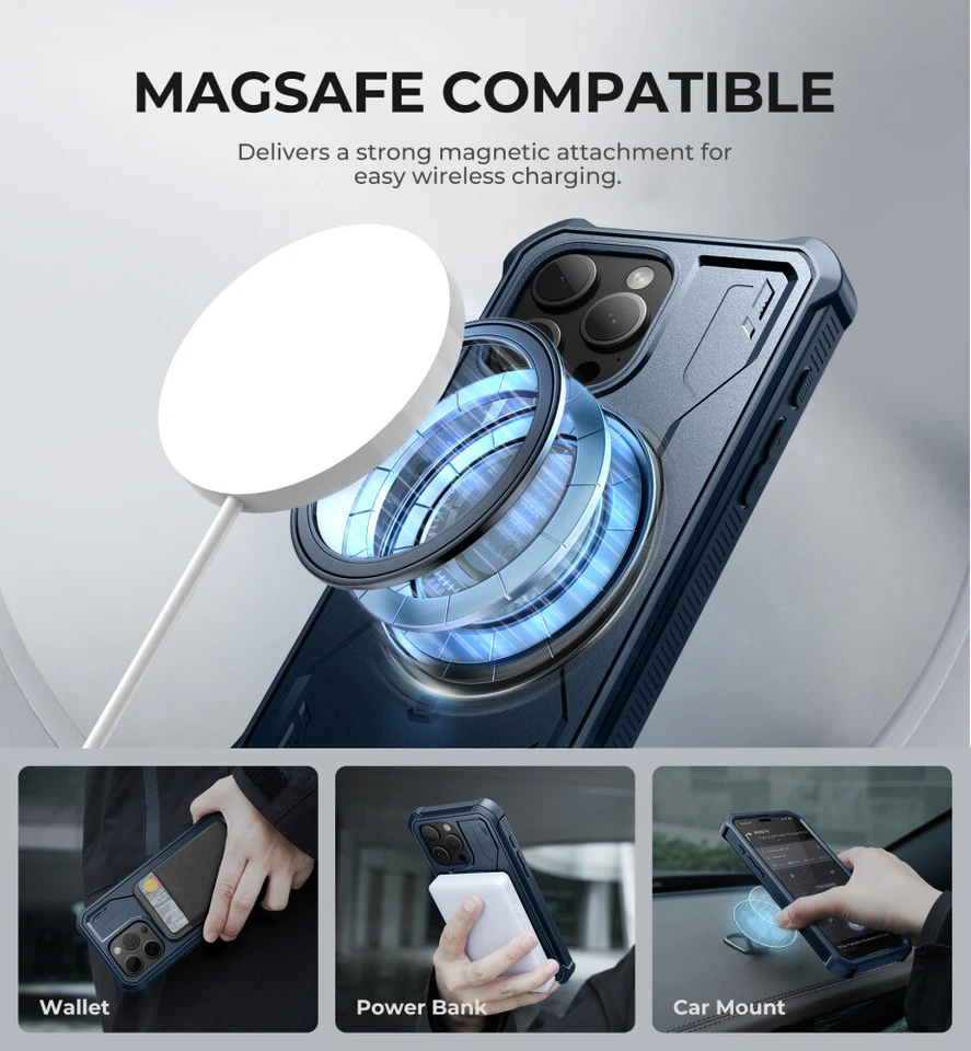 Dexnor Case for iPhone 12 13 14 15 Pro Max Plus with Magsafe Ring Kickstand - Image 4 of 4