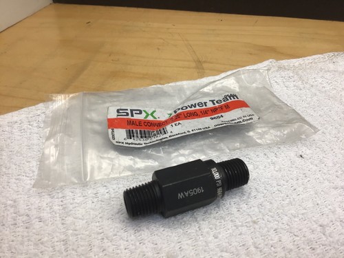 Conector macho SPX POWER TEAM 9684-1/4"" largo, extremos macho 1/4"" NPTF - Imagen 2 de 3