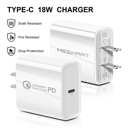 US 18W Type USB-C Fast Charger Adapter For Motorola G/G Power/G Stylus/razr 5G - Picture 9 of 26