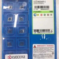 Kyocera / CCGT060202L-FS TN60 / Carbide Inserts 10 Pack