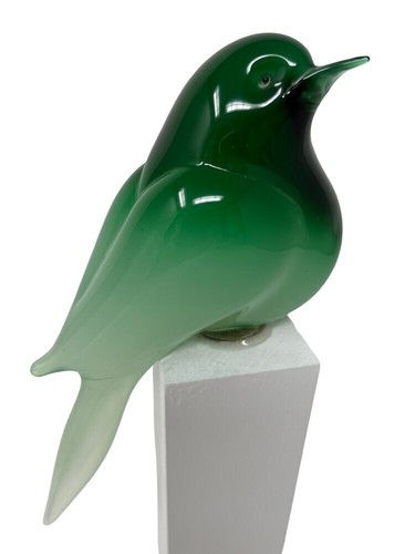 Vintage Murano Glas Vogel auf Sockel - Bild 2 von 9