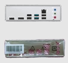For ASUS H610M-AYW D4 Mainboard Stainless Steel Backplane I/O Shield