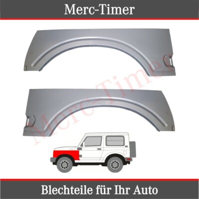 Suzuki Samurai SJ 1981-98 Kotflügel Vorne Paar Reparaturblech Links Rechts