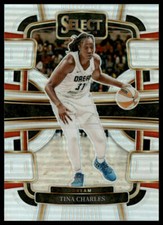 2024 Panini Select WNBA #83 Tina Charles Silver Prizms