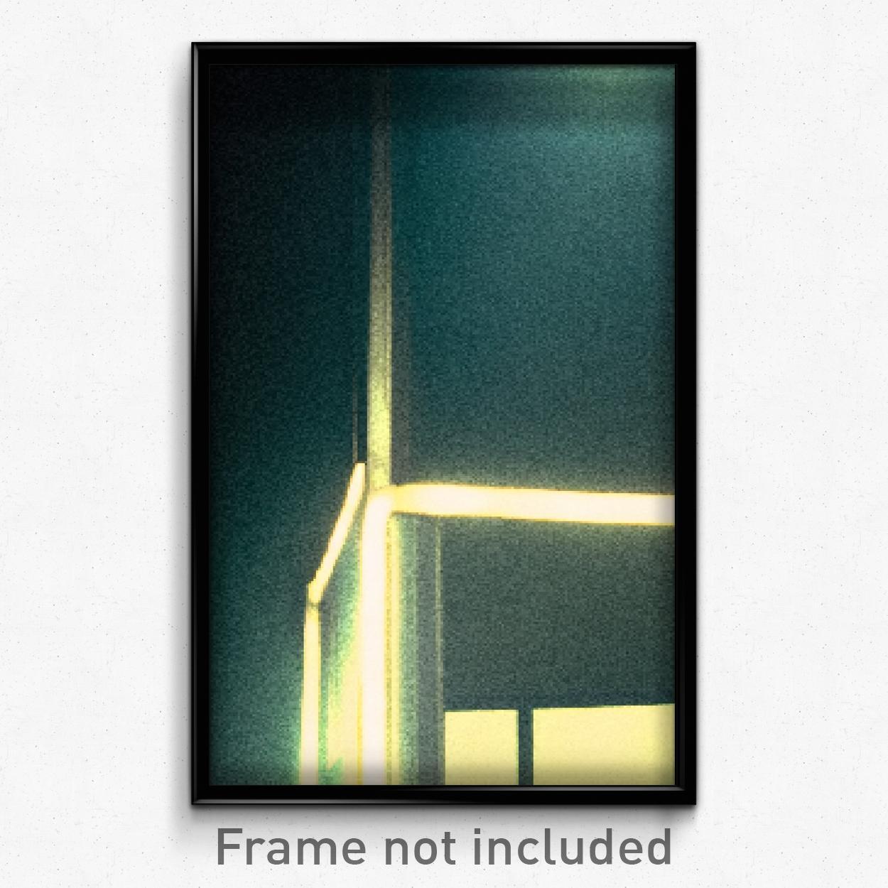 8 Bit Pixel Art Poster - Nifty Darkness Psychedelic Trippy Gamer Print