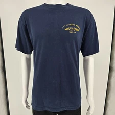 Vintage 1990s USS Thomas A. Edison SSBN-610 Submarine Single Stitch T-Shirt (XL)