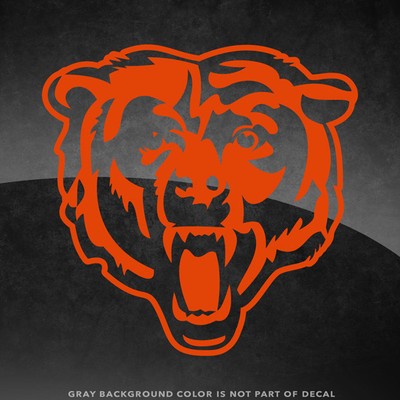 Chicago Bears NFL Vinyl Decal Sticker - 4'' and Larger - 30+ Color Options!