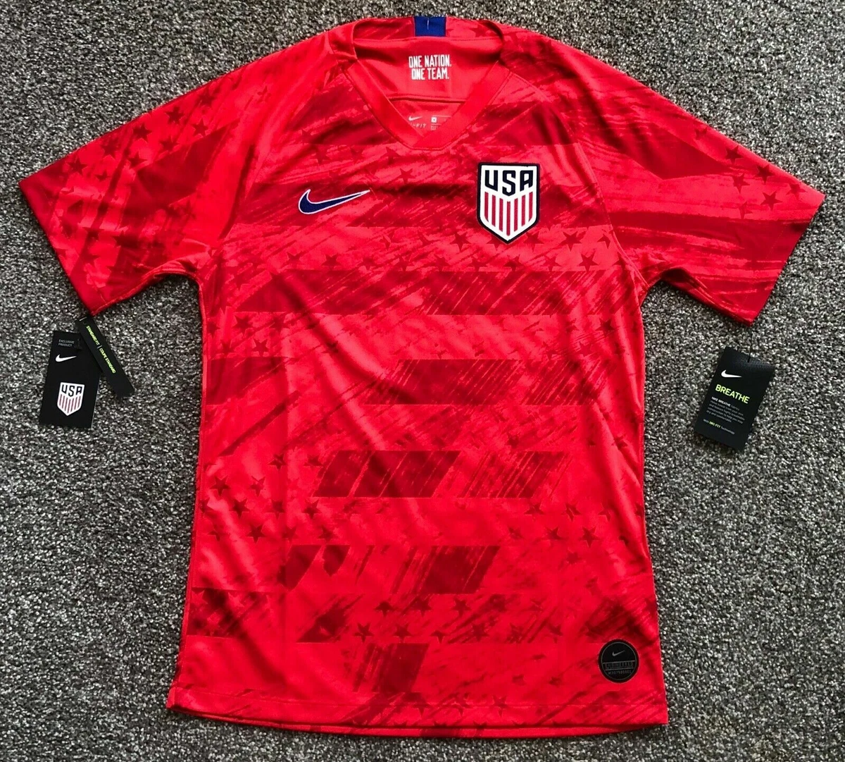 Nike U.S. USA Stadium Away Soccer Jersey sz Small National USA FC AJ4355  688 | eBay
