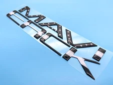 Black Flag Tailgate Insert Letters Badge For MAVERICK Emblem 2022-2024