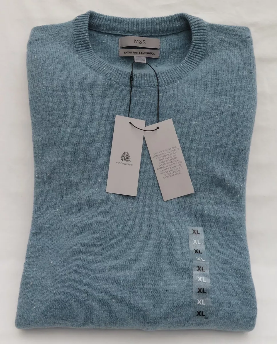 M and s lambswool jumpers sale