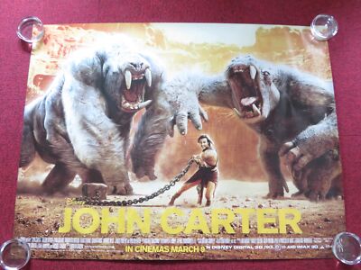 JOHN CARTER UK QUAD (30''x 40'') ROLLED POSTER TAYLOR KITSCH LYNN COLLINS 2012