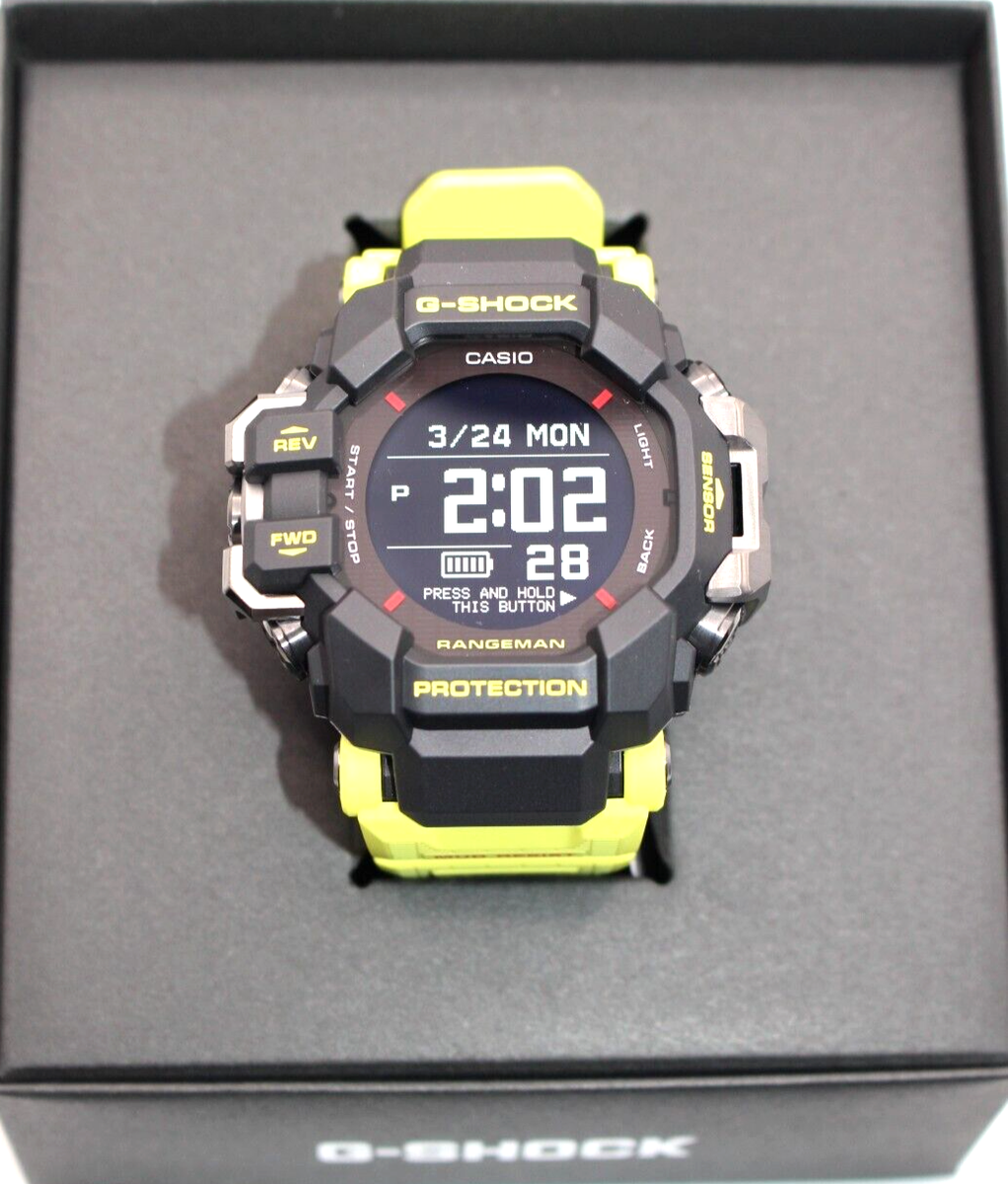 G-SHOCK　RANGEMAN レンジマン GPR-H1000RY-1A9JR Casio G-SHOCK GPR-H1000RY-1A9JR RANGEMAN Master of G Yellow Black