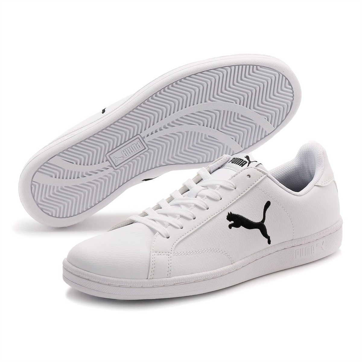 PUMA Smash Cat L 362945 03 Puma White Puma Black | eBay PUMA Smash Cat L 362945 03 Puma White Puma Black | eBay
