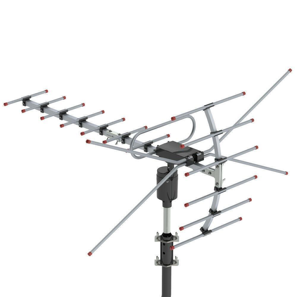 300 Miles HDTV 1080P Outdoor TV Antenna Amplified Digital Signal 360° UHF VHF
