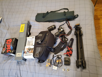 Canon EOS Rebel T3i 18.0MP Digital SLR Camera Kit + Filmmaking Equipment