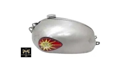 BSA BANTAM D7 1965 RAW STEEL FUEL TANK & BADGE CAP / FIT FOR