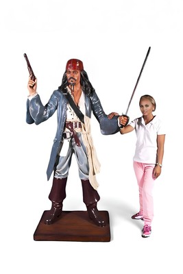 Life Size Large Pirate Statue 6FT- Indoor Outdoor | eBay
