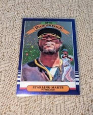 2019 STARLING MARTE DONRUSS OPTIC DIAMOND KINGS PURPLE STARS PRIZM /125 (PIRATES
