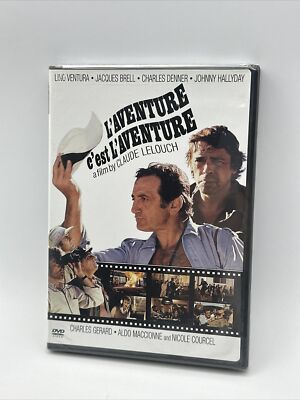 LAventure Cest Laventure 1972 DVD Claude Lelouch Lino Ventura French SEALED NOS