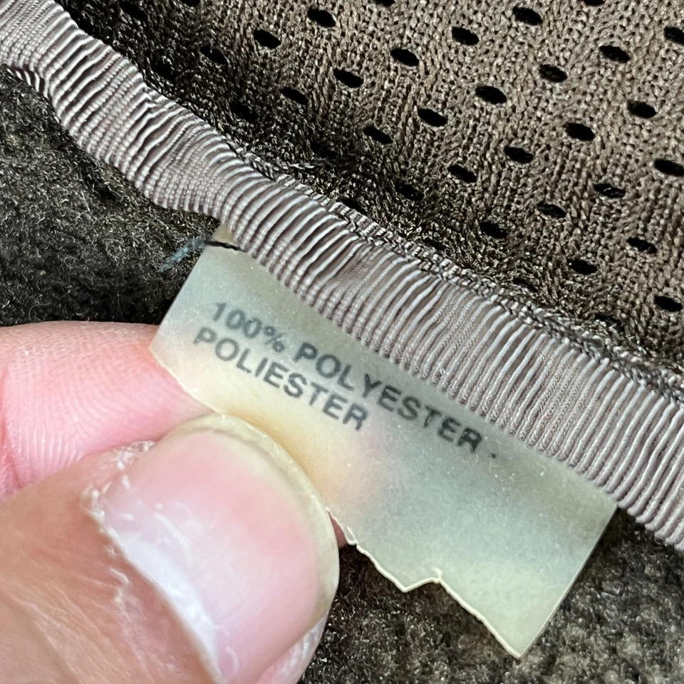 Chaqueta de hombre Aigle Polartec polar marrón bronce cremallera completa bolsillos talla 40 Foto 4 de 4