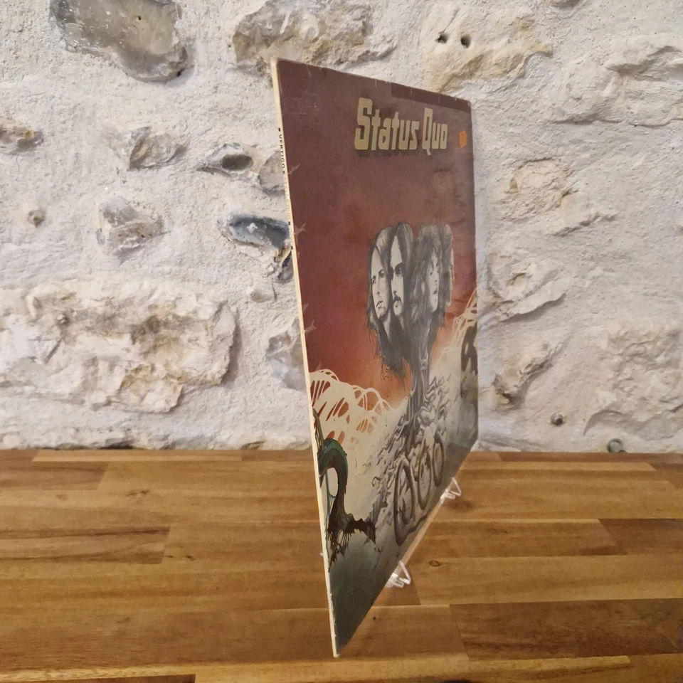 VINYLE STATUS QUO LP 33T - QUO VG-/VG ORIGINAL 1974 FR - Photo 4/4