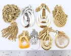 Vintage Crown TRIFARI Chain Necklace Jewelry Lot Silver Gold Tone PENDANT Tassel