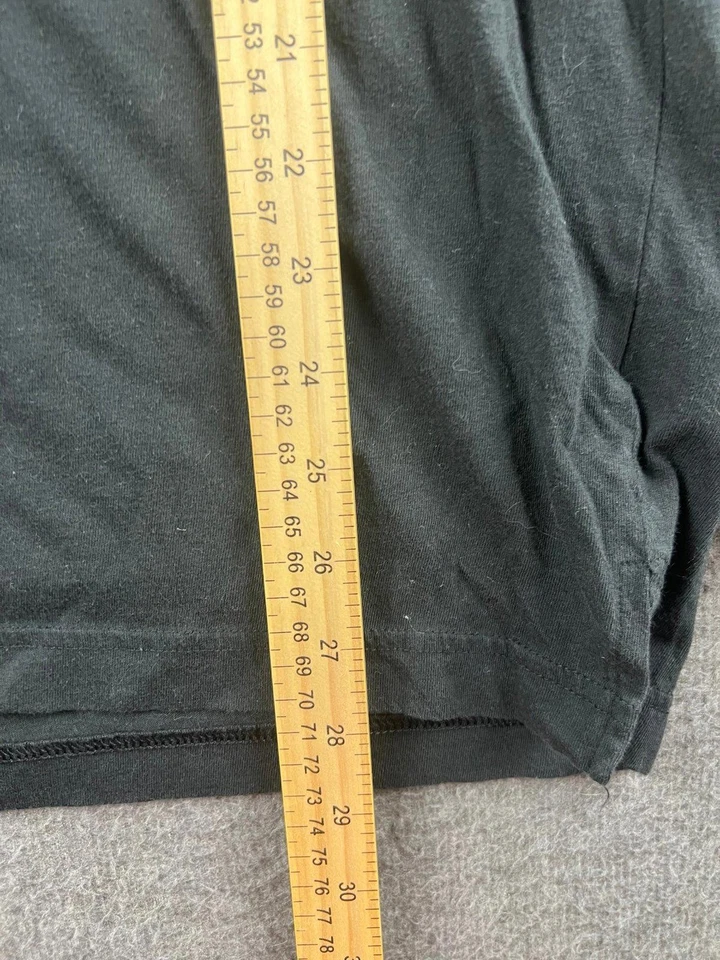 Victoria's Secret PINK Black Long Sleeve Floral Sleeve Shirt Size XL - Image 4 of 4