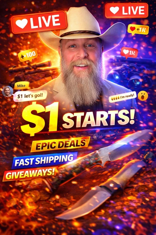 $1 Starts | Premium Knives, EDC, Outdoor, and Survival Gear!