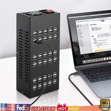 Multi 60 Port USB Charging Station Hub Desktop Cell Phone Charger Organizer 400W