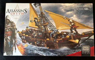 Mega Bloks Assassin's Creed Gunboat Takeover 580 Pieces Collector Set