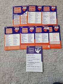 Galoob NES Game Genie Code Update Lot Of 8 Issues Volume 1, 2, 3 