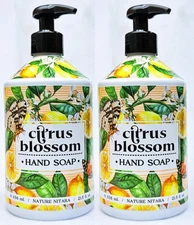2 Home Body Co CITRUS BLOSSOM Hand Soap Wash Liquid 21.5 oz