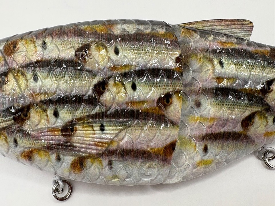 Leurre Souple Swimbait TYG Silencer Glide – 7 Pouces – Blanc – Coulant – Neuf