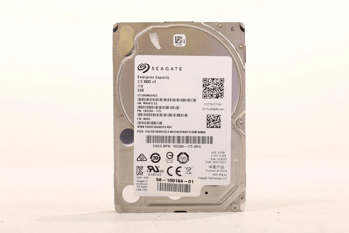 SAS 2.5 Inch SATA 2TB Internal Hard Disk Drives for sale | eBay
